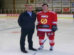 Jukka från Hockeycoach.se med Andreas Ahläng