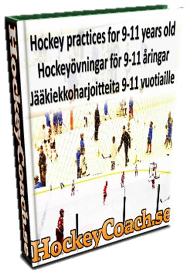 Hockey övningar och träning för U9, U10 och U11