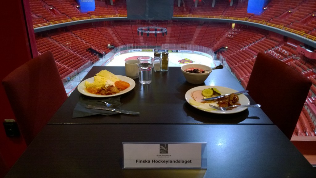Ordentlig frukost med Finska Hockeylandslaget