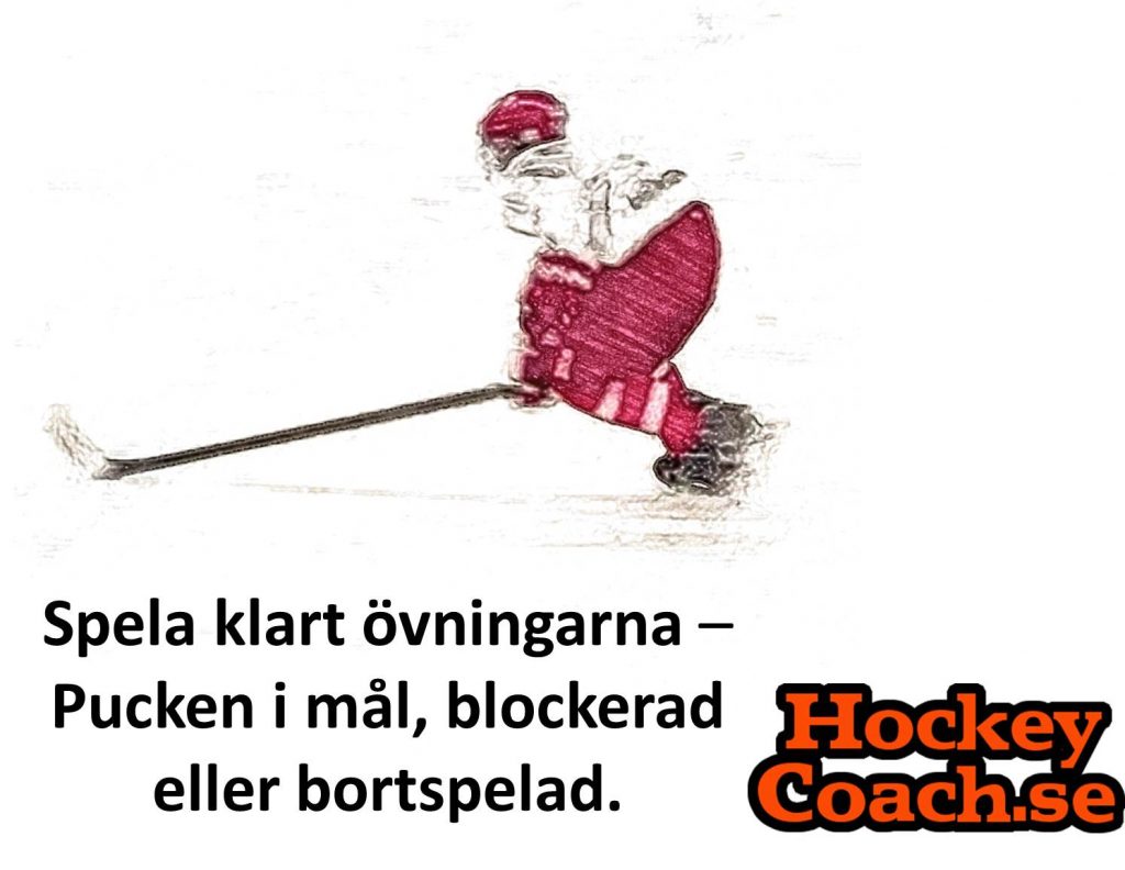 Spela klart hockeyövningarna
